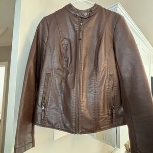 G.H. Bass & Co. Chocolate Leather Jacket